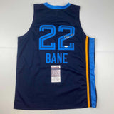 Autographed/Signed Desmond Bane Memphis Dark Blue Basketball Jersey JSA COA