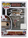 49ers George Kittle Authentic Signed #167 Funko Pop Vinyl Figure BAS Witnessed