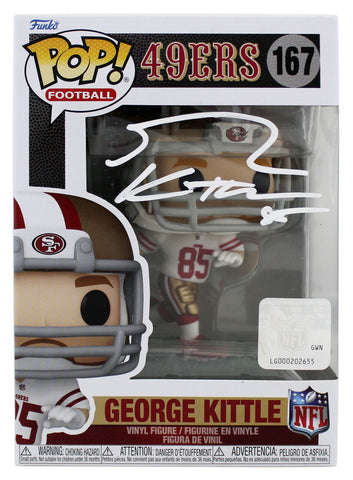 49ers George Kittle Authentic Signed #167 Funko Pop Vinyl Figure BAS Witnessed