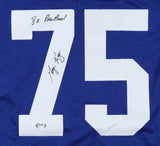 George Kunz Signed Indianapolis Colts Jersey Inscribed 8x Pro Bowl (PSA COA)