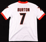 Jermaine Burton Signed Georgia Bulldogs Jersey Inscribed "21 Champs" (Beckett)