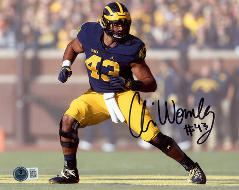 Chris Wormley Autographed Michigan Wolverines 8x10 Photo Beckett 48209