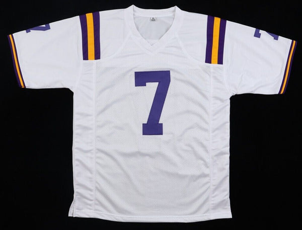 Leonard Fournette LSU Tigers Fanatics Authentic Autographed White