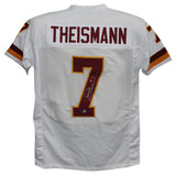 Joe Theismann Autographed/Signed Pro Style White XL Jersey Beckett 35533