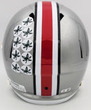 JAXON SMITH-NJIGBA AUTOGRAPHED OHIO STATE SILVER FULL SIZE HELMET BECKETT 203465