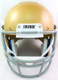 Lou Holtz Autographed Notre Dame Schutt F/S Helmet w/ NAT- Beckett W *Black