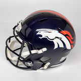 VON MILLER SIGNED AUTOGRAPHED DENVER BRONCOS FS REPLICA HELMET w/ SB MVP BECKETT