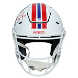 Tom Brady Autographed "LFG" Patriots Throwback Speed Flex Helmet Fanatics LE 25