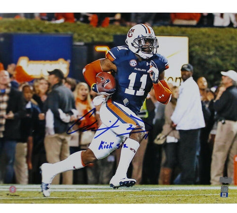 Chris Davis Signed Auburn Tigers Unframed 16x20 Photo-Running End Zone- Insc