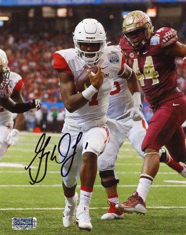 GREG WARD JR AUTOGRAPHED SIGNED HOUSTON COUGARS 8x10 PHOTO COA