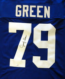 SEATTLE SEAHAWKS JACOB GREEN AUTOGRAPHED SIGNED BLUE JERSEY MCS HOLO 85962