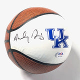 Anthony Davis signed Mini Basketball PSA/DNA University of Kentucky autographed