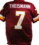 Joe Theismann Autographed Maroon Pro Style Jersey w/ 83 MVP- BECKETT *Black