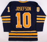 Jacob Josefson Signed Sabres Jersey (Beckett COA) Playing career 2007-present