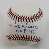 Phil Niekro Signed OML Baseball Inscribed "H.O.F.-97" (JSA) Atlanta Braves