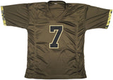 DALLAS COWBOYS TREVON DIGGS AUTOGRAPHED ARMY GREEN JERSEY BECKETT WITNESS 233655