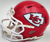 GEORGE KARLAFTIS AUTOGRAPHED CHIEFS RED MINI HELMET 2X SB CHAMPS BECKETT 224840