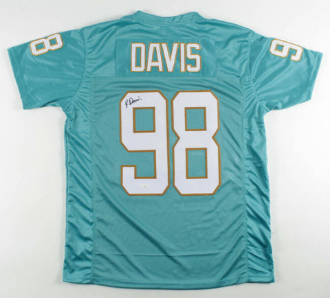 Raekwon Davis Signed Miami Dolphins Jersey (JSA COA) 2020 2nd Rnd Pk Nose Tackle