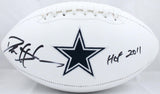 Deion Sanders Autographed Dallas Cowboys Logo Football w/HOF-Beckett W Hologram