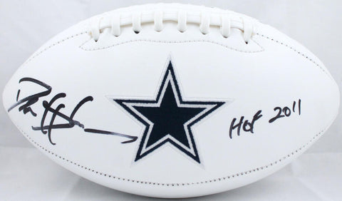 Deion Sanders Autographed Dallas Cowboys Logo Football w/HOF-Beckett W Hologram