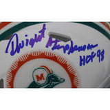 Dwight Stephenson Signed Miami Dolphins Mini Helmet HOF Beckett 44428