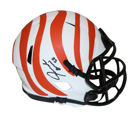 Joseph Ossai Autographed Cincinnati Bengals Lunar Mini Helmet Beckett 35386