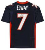 JOHN ELWAY Autographed "Last To Wear 7" Denver Broncos Authentic Jersey FANATICS