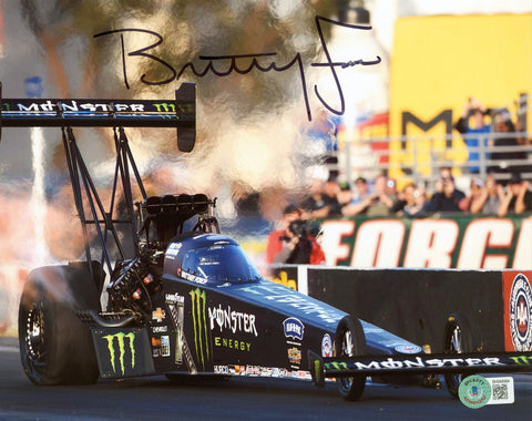 Brittany Force Authentic Signed 8x10 Photo Autographed BAS #BH048984