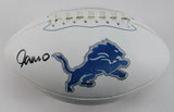 Jameson Williams Signed Detroit Lions Logo Football (Beckett) Ex-Alabama W.R.