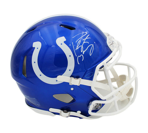 Peyton Manning Signed Indianapolis Colts Speed Authentic Flash NFL Helmet