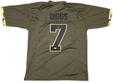 DALLAS COWBOYS TREVON DIGGS AUTOGRAPHED ARMY GREEN JERSEY PSA/DNA STOCK #233656