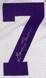 Purple People Eaters Autographed White Pro Style Jersey-Beckett W Hologram