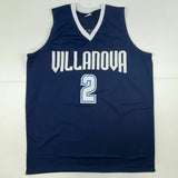 Autographed/Signed KRIS JENKINS Villanova Blue College Basketball Jersey JSA COA