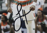 Lonnie Walker Autographed 11x14 Basketball Photo Univ of Miami Beckett