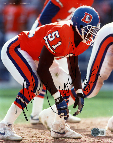 Mike Croel Autographed/Signed Denver Broncos 8x10 Photo BAS 45121