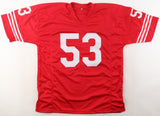 Bill Romanowski Signed Francisco 49ers Jersey (PSA) 4xSuper Bowl Champion L.B.