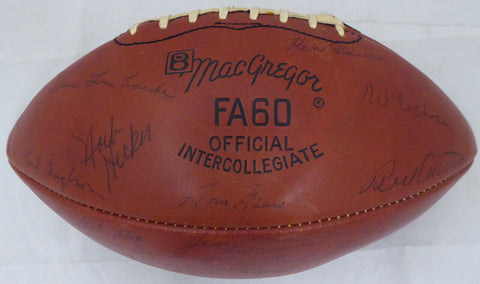 1963 Packers Autographed Football 48 Sigs Vince Lombardi & Starr Beckett A52079