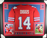 STEFON DIGGS (Bills red SKYLINE) Signed Autographed Framed Jersey Beckett