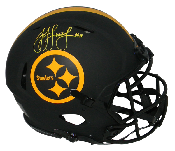 JUJU SMITH-SCHUSTER SIGNED PITTSBURGH STEELERS ECLIPSE AUTHENTIC SPEED HELMET