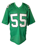 Brandon Graham Philadelphia Signed Kelly Green Football Jersey JSA ITP