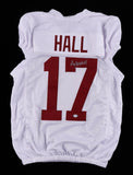 Agiye Hall Signed Alabama Crimson Tide Jersey (PSA COA) 2021 Freshman Receiver