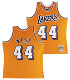 Lakers Jerry West Yellow 1971-72 Mitchell & Ness HWC Swingman Jersey Un-signed