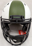 RUSSELL WILSON AUTO SEAHAWKS LUNAR ECLIPSE FULL SIZE HELMET GO HAWKS 194033