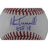 Alan Trammell Autographed Detroit Tigers OML Baseball 4 Stat Beckett 49310