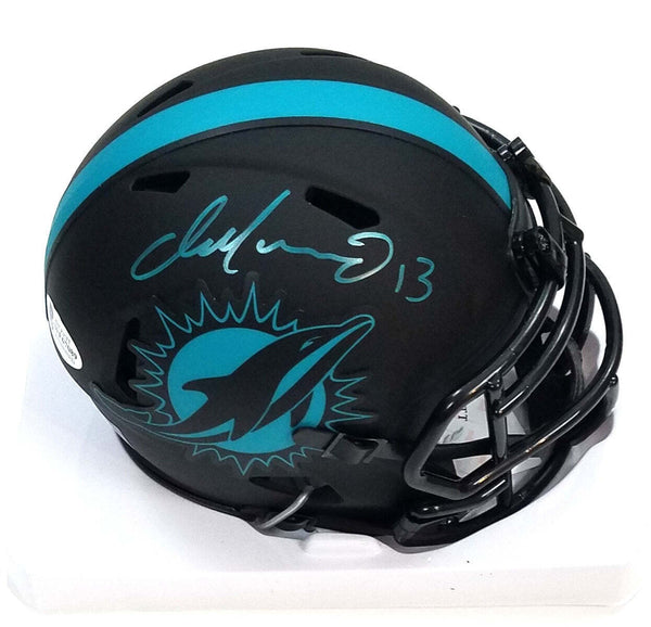 Dan Marino Signed Miami Dolphins Riddell Eclipse Mini Helmet Beckett Witnessed