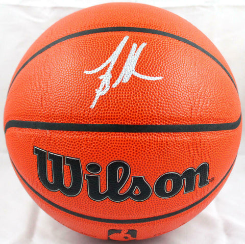 Mike Bibby Autographed Official NBA Wilson Basketball-Beckett W Hologram *Silver