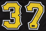 Jared Jones Signed Pirates Jersey (TSE) Pittsburgh 2024 Rookie Starting Pitcher