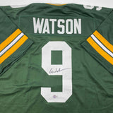 Autographed/Signed Christian Watson Green Bay Green Jersey Beckett BAS COA