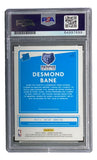 Desmond Bane Signed In Blue 2020 Donruss Rookies #240 Rookie Card PSA/DNA Gem