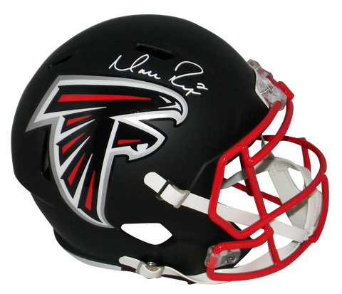 MATT RYAN AUTOGRAPHED ATLANTA FALCONS BLACK FULL SIZE SPEED HELMET BECKETT